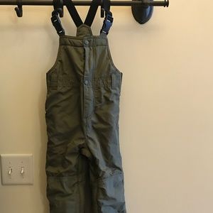Gap-4T-Toddler-Snow-Pants-Olive Green